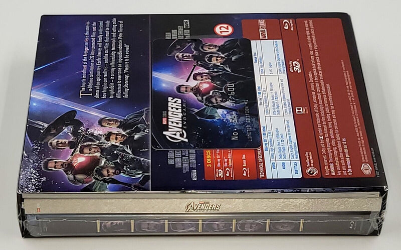 AVENGERS ENDGAME [2D + 3D] Blu-ray STEELBOOK [FILMARENA] XL FULLSLIP