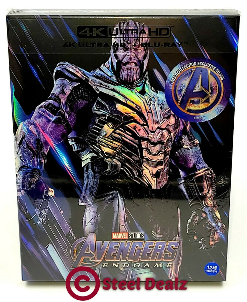 AVENGERS ENDGAME [4K UHD + 2D + BONUS] Blu-ray STEELBOOK [THE WeET COLLECTION] FULLSLIP A1