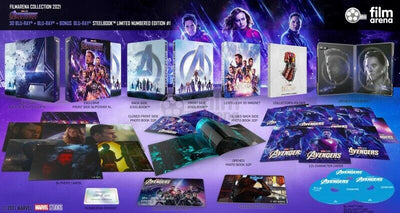 AVENGERS ENDGAME [2D + 3D] Blu-ray STEELBOOK [FILMARENA] XL FULLSLIP