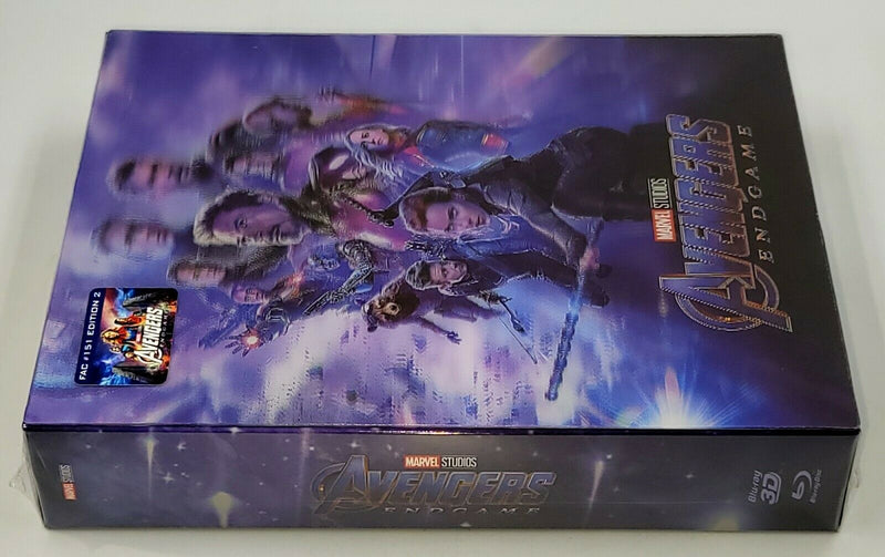 AVENGERS ENDGAME [2D + 3D] Blu-ray STEELBOOK [FILMARENA] XL LENTICULAR