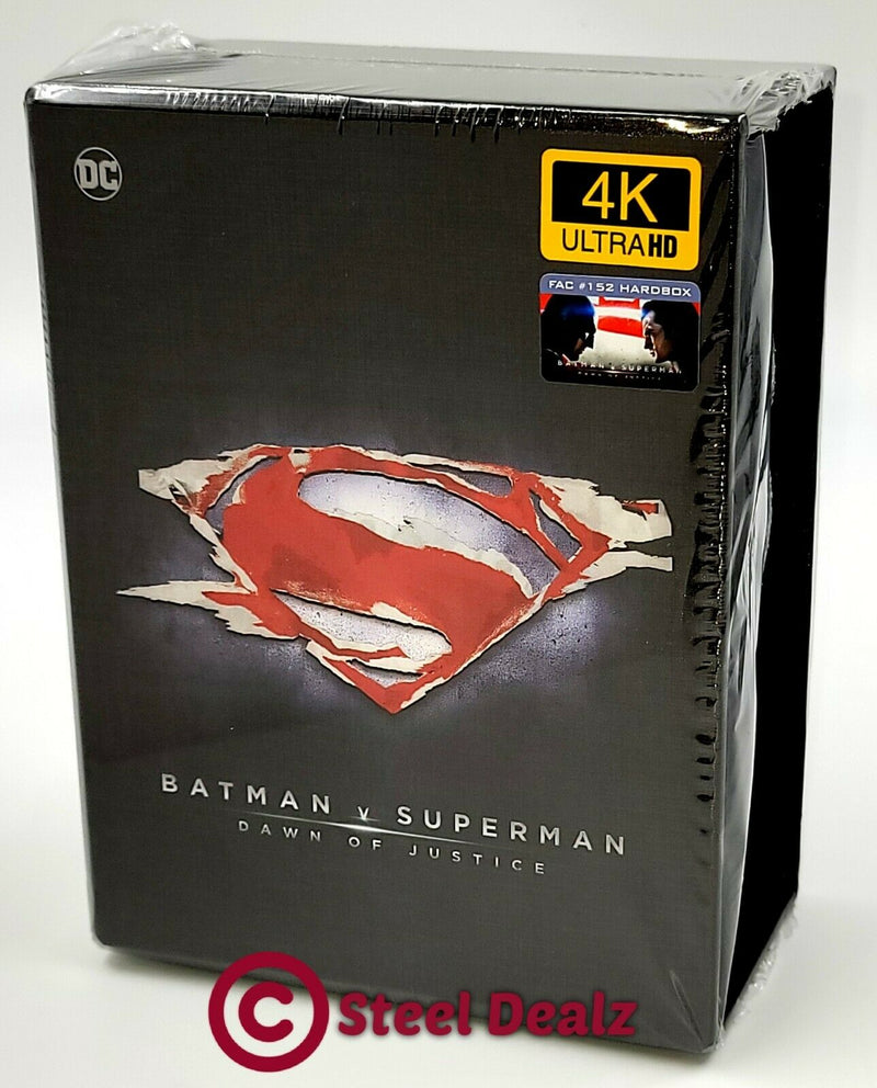 BATMAN v SUPERMAN DAWN OF JUSTICE (EMPTY BOXSET) **NO STEELBOOK / NO BLU-RAY DISCS** [FILMARENA]