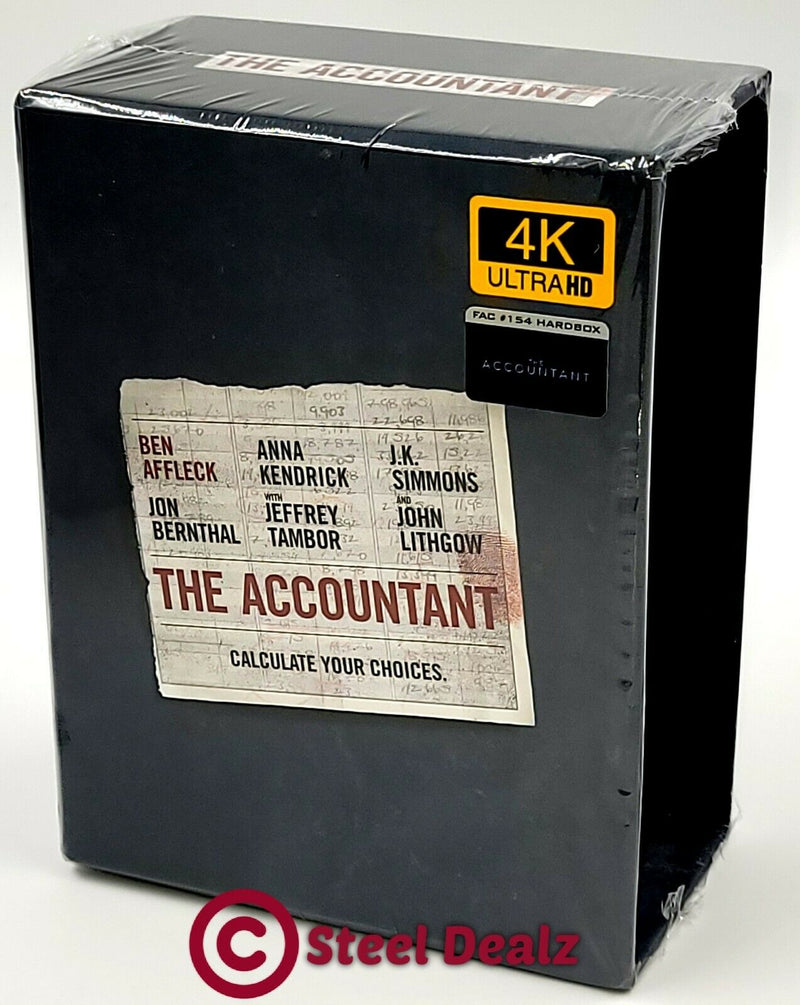 THE ACCOUNTANT (EMPTY BOXSET) **NO STEELBOOK / NO BLU-RAY DISCS** [FILMARENA]