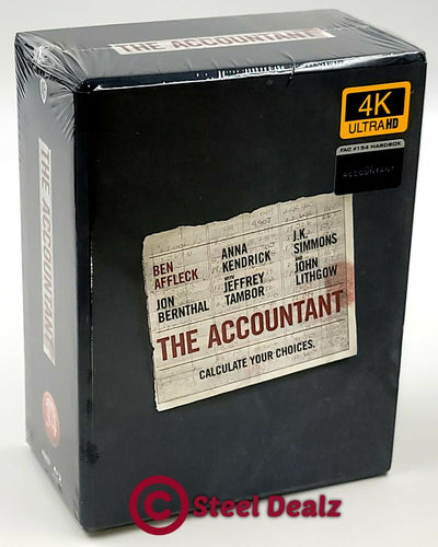 THE ACCOUNTANT (EMPTY BOXSET) **NO STEELBOOK / NO BLU-RAY DISCS** [FILMARENA]