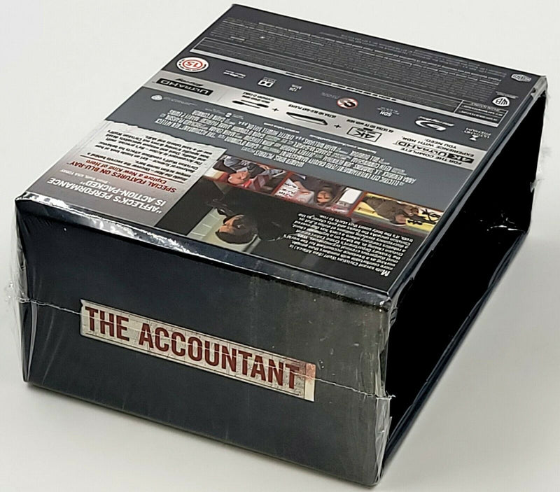 THE ACCOUNTANT (EMPTY BOXSET) **NO STEELBOOK / NO BLU-RAY DISCS** [FILMARENA]