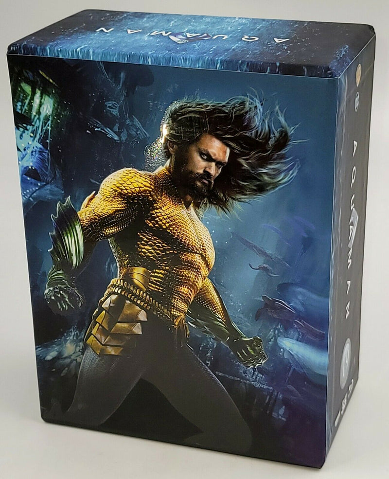 AQUAMAN (EMPTY BOXSET) **NO STEELBOOK / NO BLU-RAY DISCS** [FILMARENA]