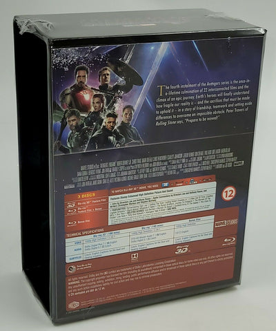 AVENGERS ENDGAME (EMPTY BOXSET) **NO STEELBOOK / NO BLU-RAY DISCS** [FILMARENA]