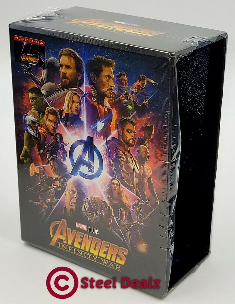 AVENGERS INFINITY WAR (EMPTY BOXSET) **NO STEELBOOK / NO BLU-RAY DISCS** [FILMARENA]