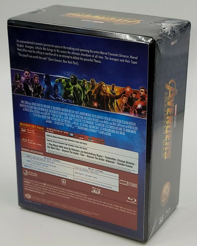 AVENGERS INFINITY WAR (EMPTY BOXSET) **NO STEELBOOK / NO BLU-RAY DISCS** [FILMARENA]