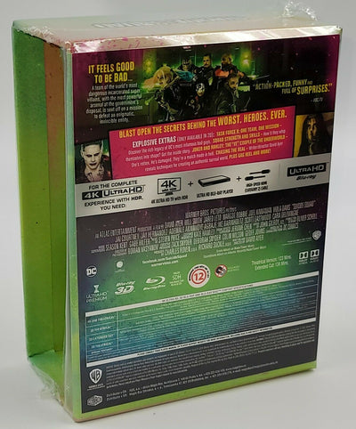 SUICIDE SQUAD (EMPTY BOXSET) **NO STEELBOOK / NO BLU-RAY DISCS** [FILMARENA]