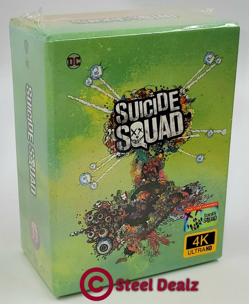 SUICIDE SQUAD (EMPTY BOXSET) **NO STEELBOOK / NO BLU-RAY DISCS** [FILMARENA]