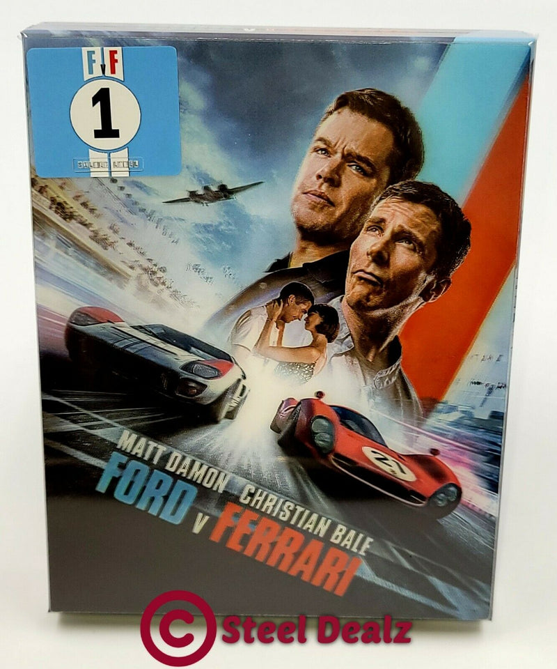 FORD V FERRARI 4K UHD Blu-ray STEELBOOK [HDZETA] LENTICULAR