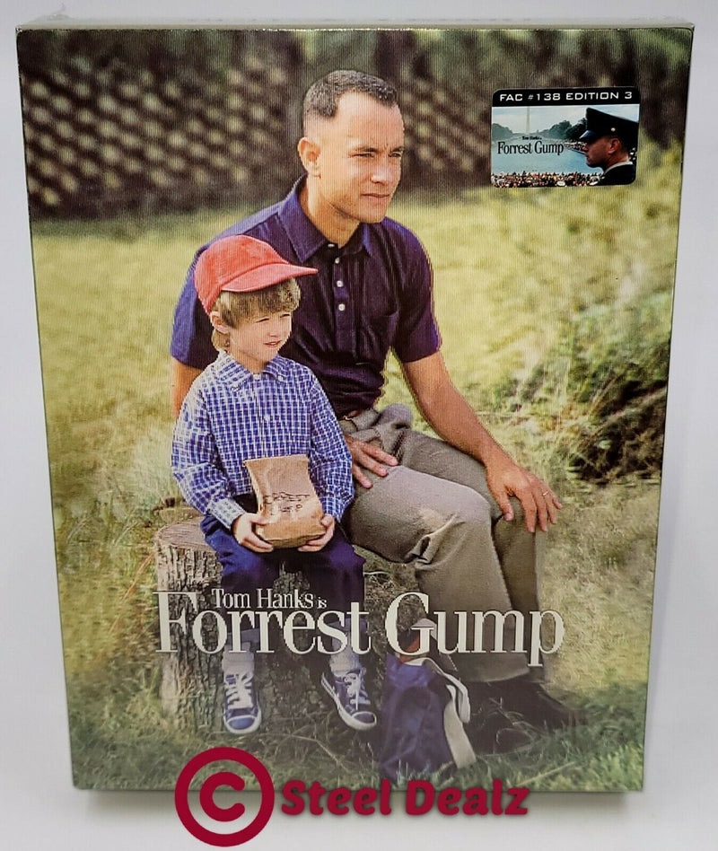 FORREST GUMP Blu-ray STEELBOOK [FILMARENA] XL DOUBLE LENTICULAR <LOW 