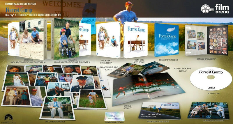 FORREST GUMP [4K + 2D + DVD] Blu-ray STEELBOOK BOXSET [FILMARENA]