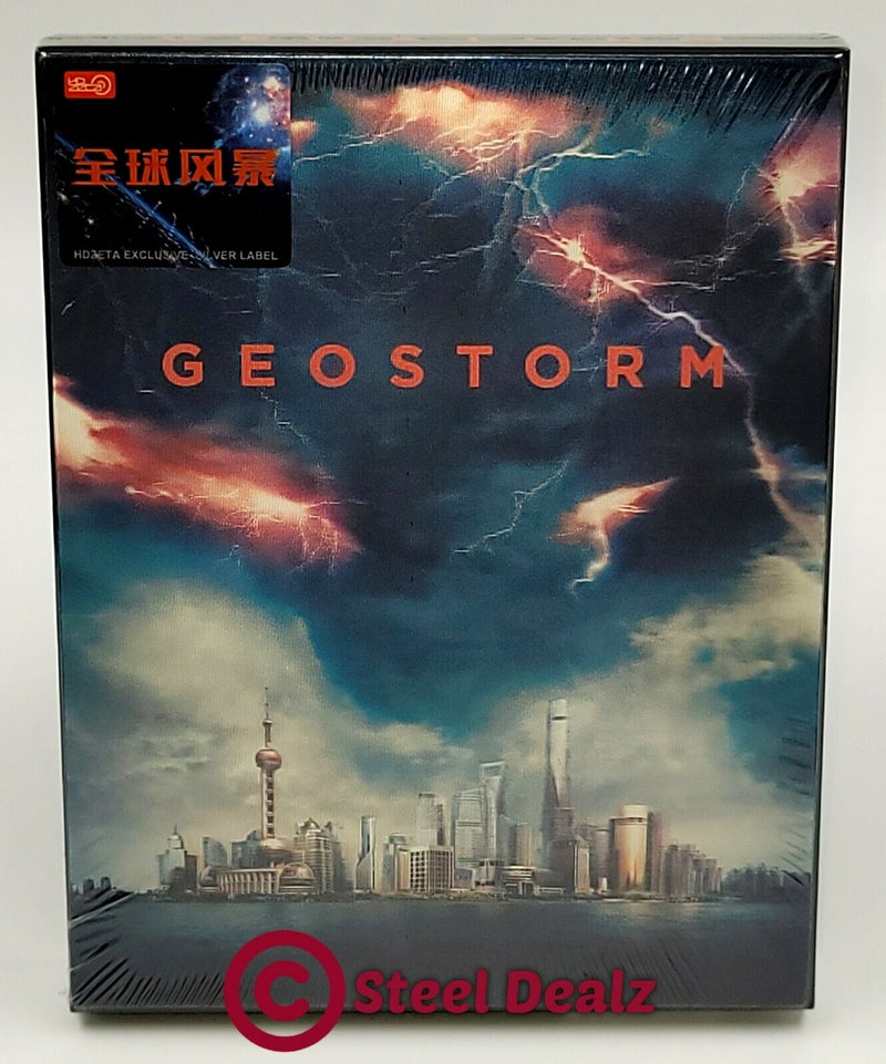 GEOSTORM [2D + 3D] Blu-ray STEELBOOK [HDZETA] LENTICULAR B <LOW 