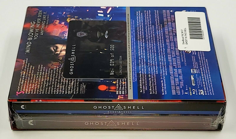 GHOST IN THE SHELL [4K + 3D + 2D] Blu-ray STEELBOOK [FILMARENA] DOUBLE LENTICULAR <LOW 