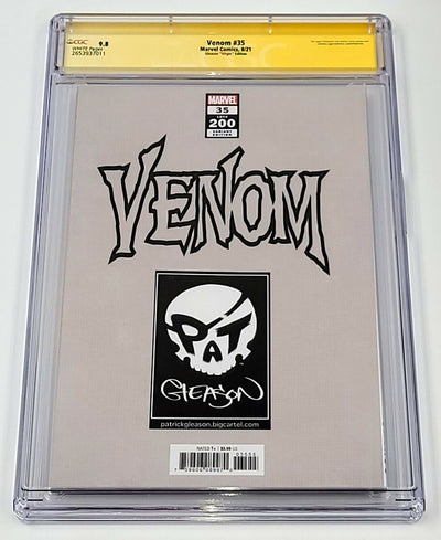 VENOM #35 LEGACY 200 CGC SS 9.8 GLEASON VIRGIN EDITION