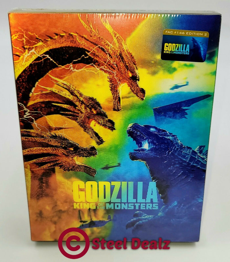 GODZILLA: KING OF THE MONSTERS [2D+3D] Blu-ray STEELBOOK [FILMARENA] XL DOUBLE LENTICULAR <