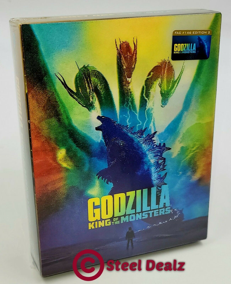 GODZILLA: KING OF THE MONSTERS [2D+3D] Blu-ray STEELBOOK [FILMARENA] XL DOUBLE LENTICULAR <