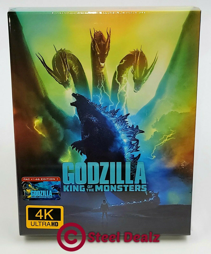 GODZILLA: KING OF THE MONSTERS [4K UHD + 2D] Blu-ray STEELBOOK