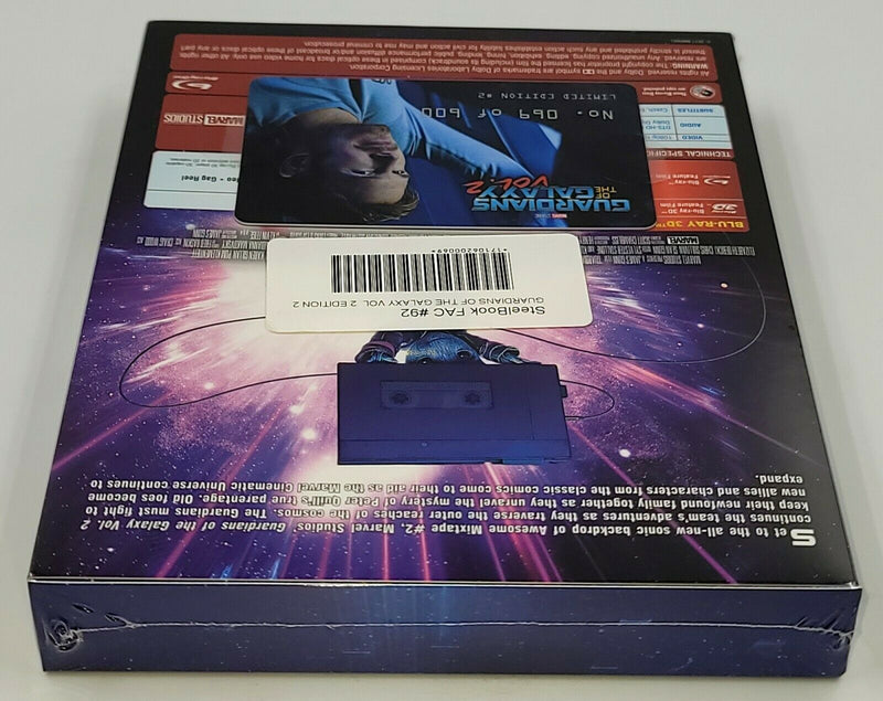 GUARDIANS OF THE GALAXY VOL 2 [2D + 3D] Blu-ray STEELBOOK [FILMARENA] <LOW 