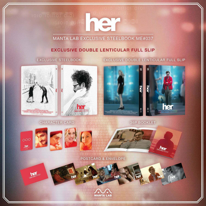 HER BLU-RAY STEELBOOK [MANTA LAB] DOUBLE LENTICULAR