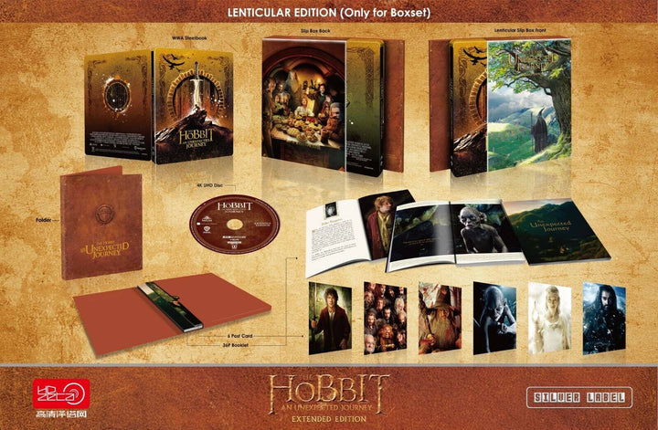 THE HOBBIT TRILOGY 4K UHD Blu-ray STEELBOOK BOXSET [HDZETA] 1