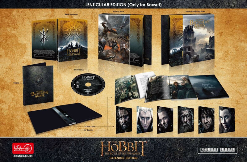 THE HOBBIT TRILOGY 4K UHD Blu-ray STEELBOOK BOXSET [HDZETA] 1-CLICK EDITION *PLEASE READ DESCRIPTION*