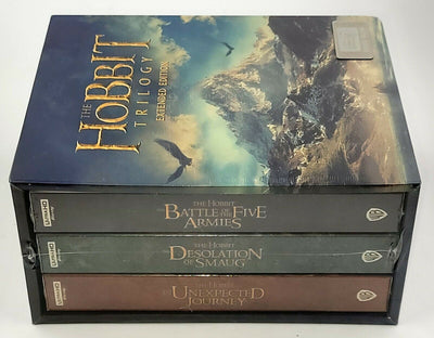 THE HOBBIT TRILOGY 4K UHD Blu-ray STEELBOOK BOXSET [HDZETA] 1-CLICK EDITION *PLEASE READ DESCRIPTION*