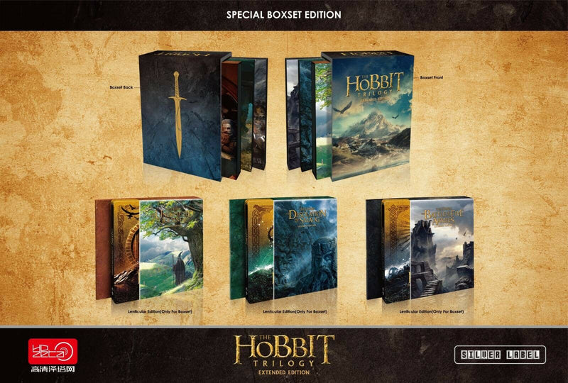 THE HOBBIT TRILOGY 4K UHD Blu-ray STEELBOOK BOXSET [HDZETA] 1-CLICK EDITION *PLEASE READ DESCRIPTION*