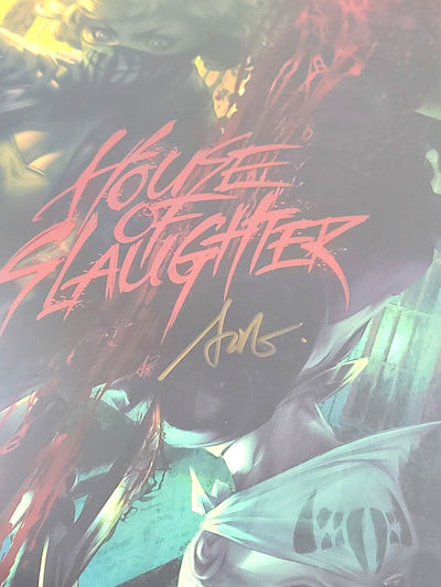 HOUSE OF SLAUGHTER #1 ARTGERM EXCLUSIVE CGC SS 9.8 SIGNED BY ARTGERM