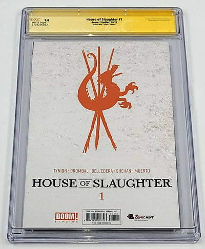 HOUSE OF SLAUGHTER #1 CGC 9.8 VIRGIN COVER SIGNED AND SKETCHED BY JAVAN JORDAN