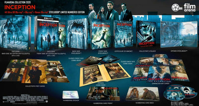 INCEPTION [4K UHD + 2D] Blu-ray STEELBOOK [FILMARENA] XL LENTICULAR <LOW #039/750>