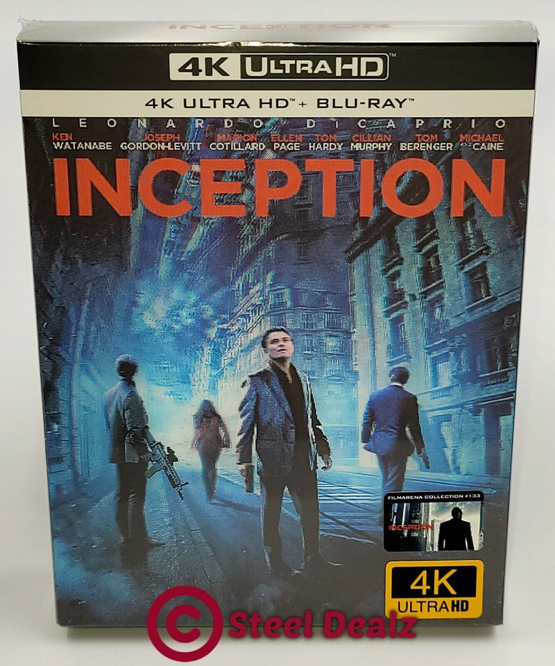 INCEPTION [4K UHD + 2D] Blu-ray STEELBOOK [FILMARENA] XL LENTICULAR <LOW 