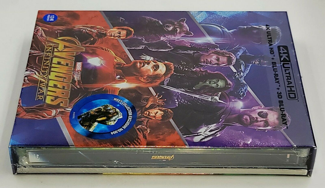 Avengers: Infinity store War 4K +Bluray steelbook