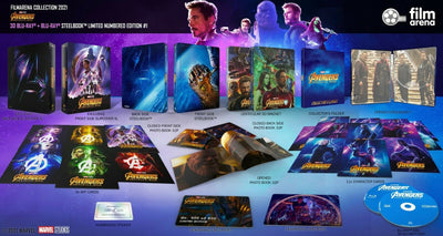 AVENGERS INFINITY WAR [2D + 3D] Blu-ray STEELBOOK [FILMARENA] XL FULLSLIP