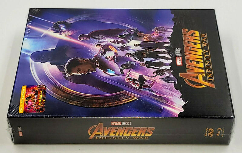 AVENGERS INFINITY WAR [2D + 3D] Blu-ray STEELBOOK [FILMARENA] XL FULLSLIP