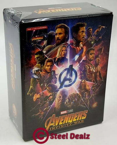 AVENGERS INFINITY WAR [2D + 3D] Blu-ray STEELBOOK SET [FILMARENA] HARDBOX