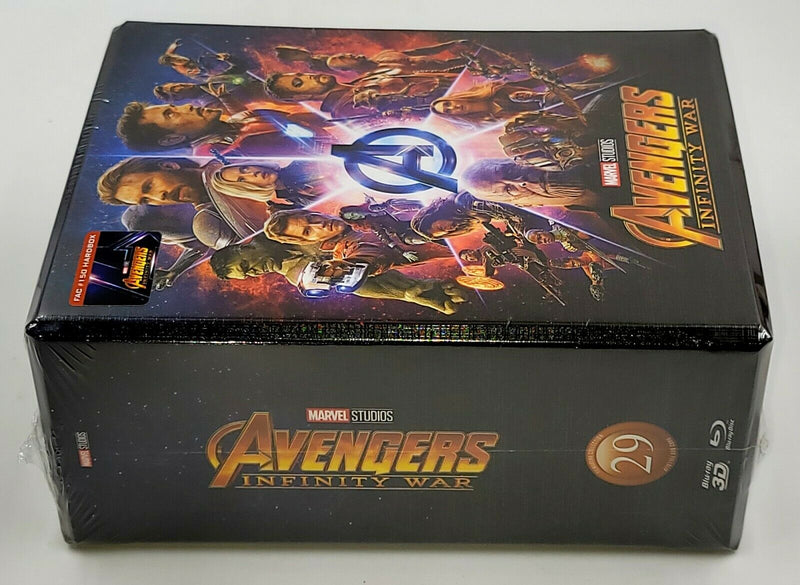 AVENGERS INFINITY WAR [2D + 3D] Blu-ray STEELBOOK SET [FILMARENA] HARDBOX