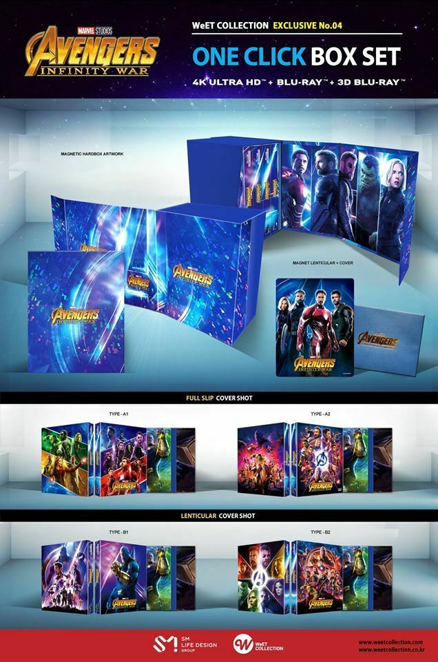 WeET アベンジャーズ エンドゲーム スチールブック フルスリップ 