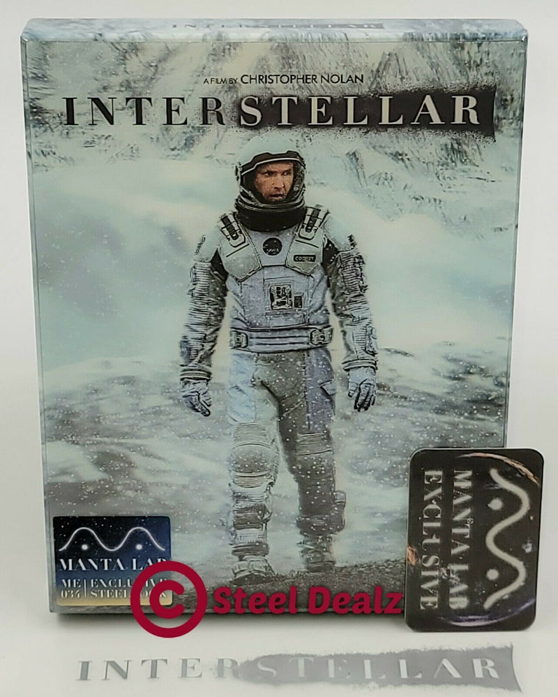 INTERSTELLAR [4K UHD + 2D] Blu-ray STEELBOOK [MANTA LAB] DOUBLE LENTICULAR