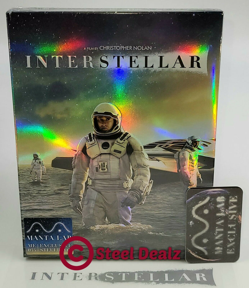 INTERSTELLAR [4K UHD + 2D] Blu-ray STEELBOOK [MANTA LAB] FULLSLIP