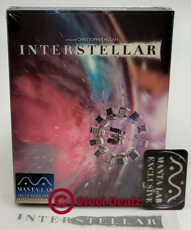 INTERSTELLAR [4K UHD + 2D] Blu-ray STEELBOOK [MANTA LAB] LENTICULAR