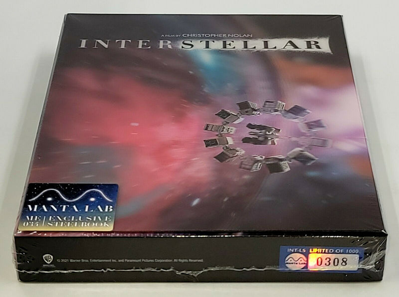 INTERSTELLAR [4K UHD + 2D] Blu-ray STEELBOOK [MANTA LAB] LENTICULAR