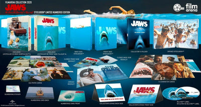 JAWS [4K UHD + 2D] Blu-ray STEELBOOK LENTICULAR [FILMARENA] <#048/600>