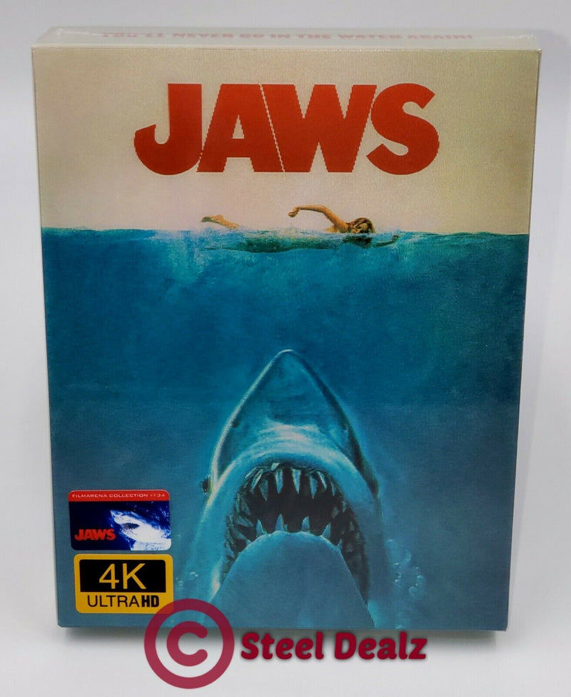 JAWS [4K UHD + 2D] Blu-ray STEELBOOK LENTICULAR [FILMARENA] <