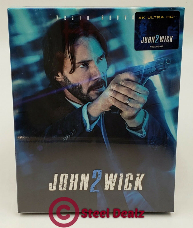 JOHN WICK 2 (4K UHD) Blu-ray STEELBOOK [NOVAMEDIA] FULLSLIP