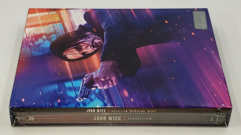 JOHN WICK 3 PARABELLUM [4K UHD Blu-ray] STEELBOOK [NOVAMEDIA] LENTICULAR <