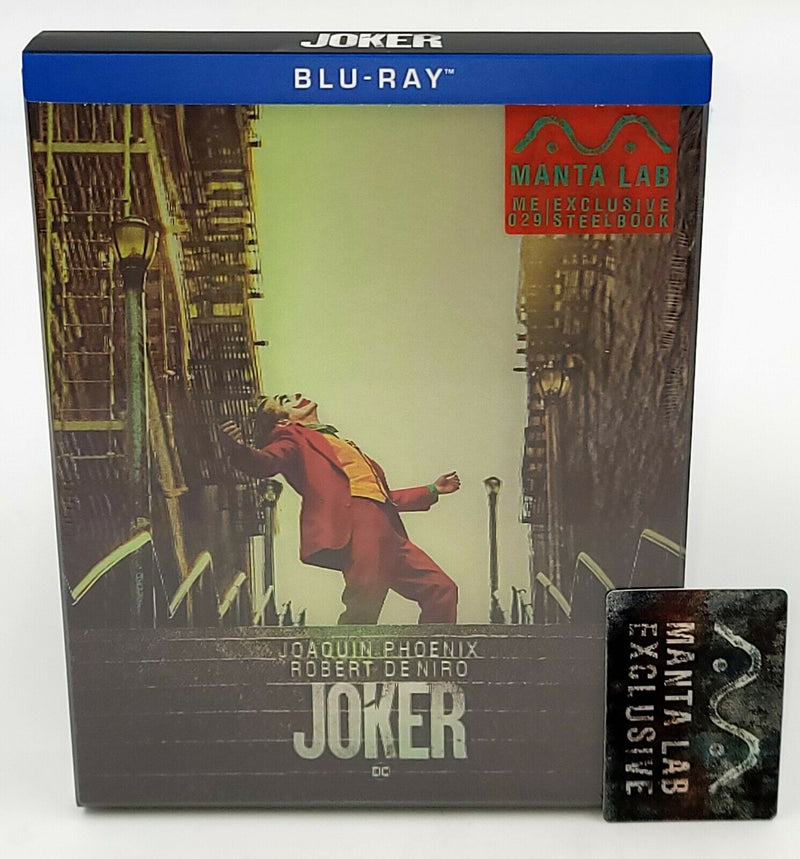 JOKER Blu-ray STEELBOOK [MANTA LAB] DOUBLE LENTICULAR