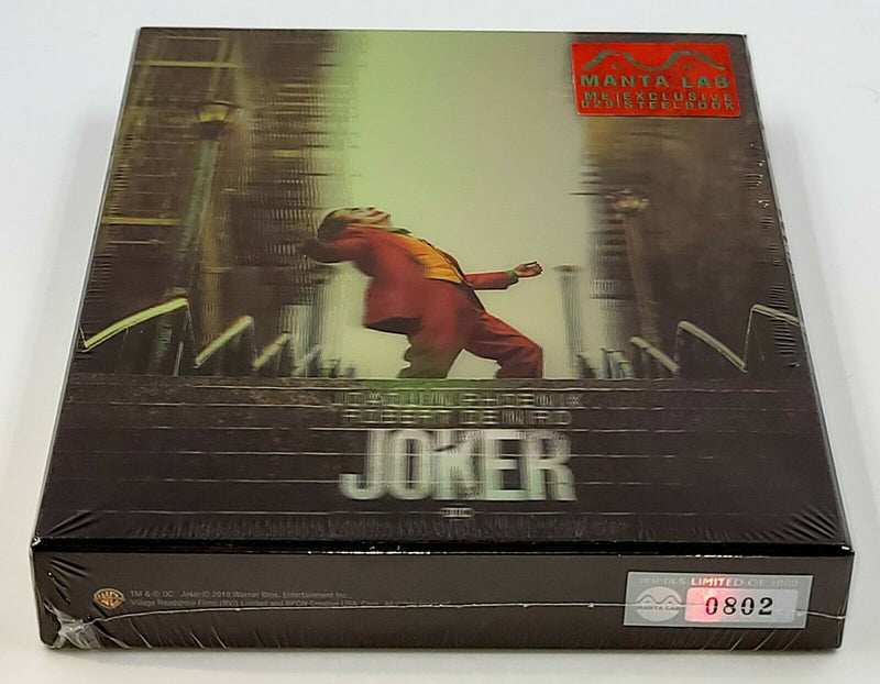 JOKER Blu-ray STEELBOOK [MANTA LAB] DOUBLE LENTICULAR