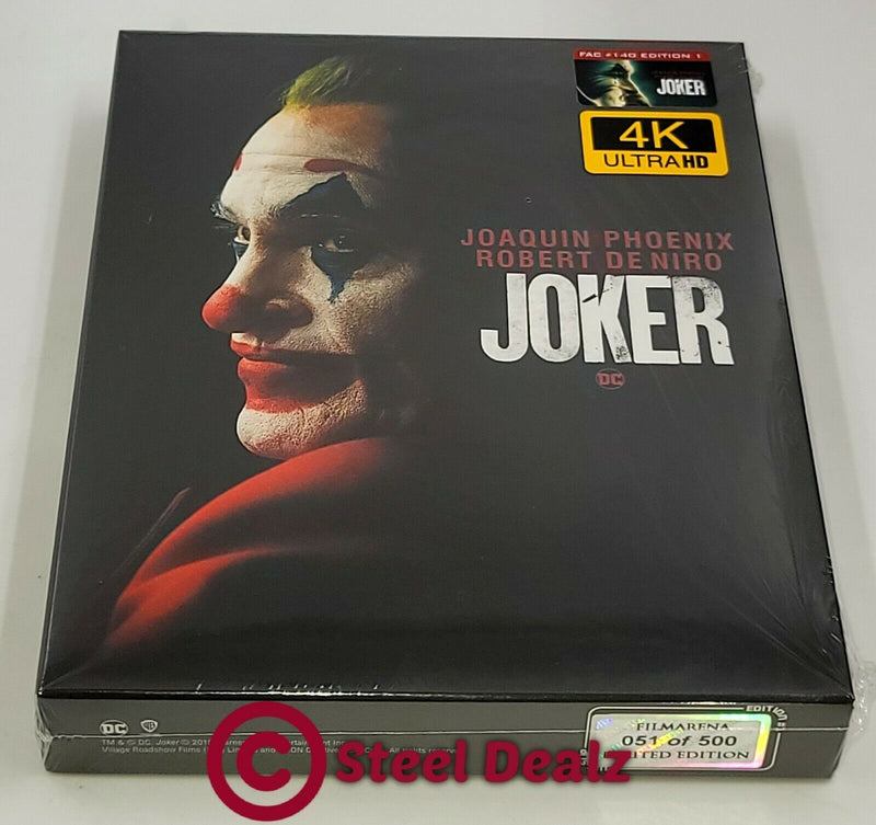 JOKER [4K UHD + 2D] Blu-ray STEELBOOK [FILMARENA] FULLSLIP EDITION <LOW 